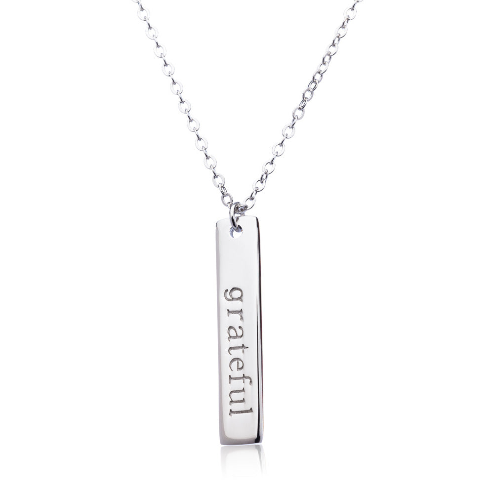 Custom Bar Plate Necklace – The W Brothers